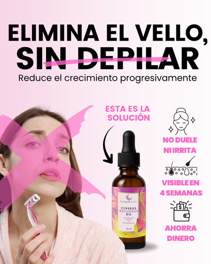 Serum natural 🌿 Reduce el crecimiento del vello corporal ¡YA NO TENDRÁS QUE DEPILARTE!✨