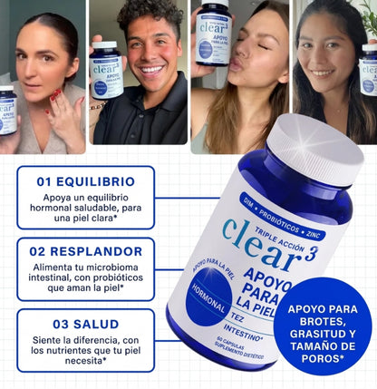ClearSkin® – Elimina el Acné Hormonal | Piel Limpia, Sana y Equilibrada