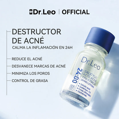 Loción Secante Dr. Leo | Desinflama los granos en 24 horas y reduce marcas de acné en 7 días