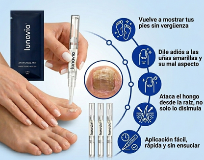 Pack x3 Lápiz Antifúngico para Uñas Amarillas – Combate el Hongo y Vuelve a Mostrar tus Pies sin Vergüenza