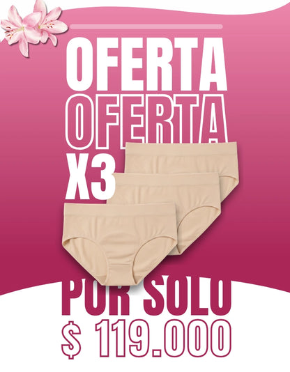 Pack x3 pantis esta no